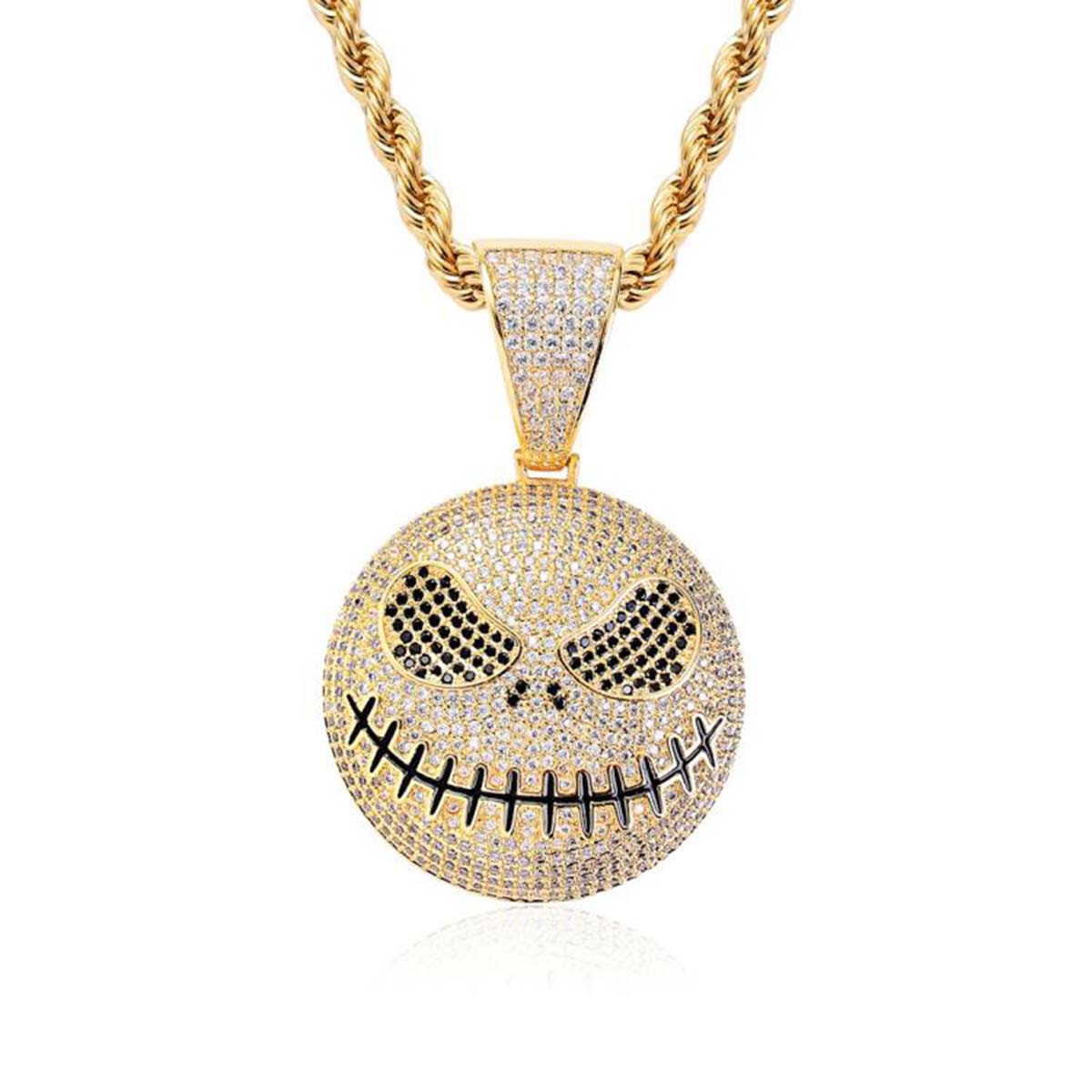 Goldjewels Gold Smiley Pendant